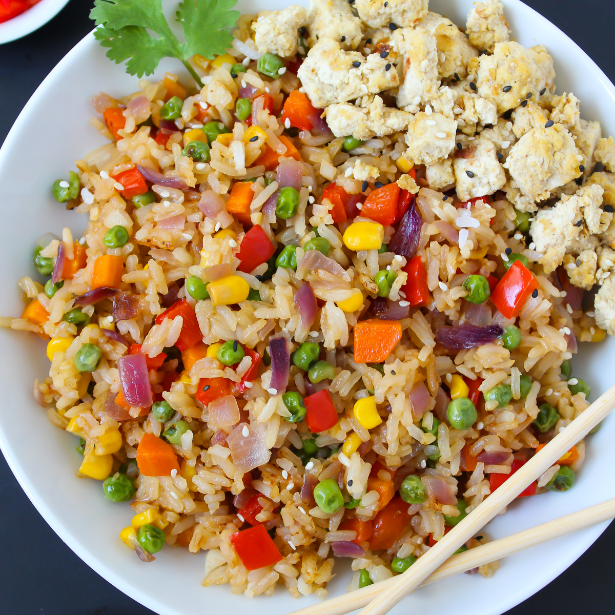Rainbow Veggie Fried Rice