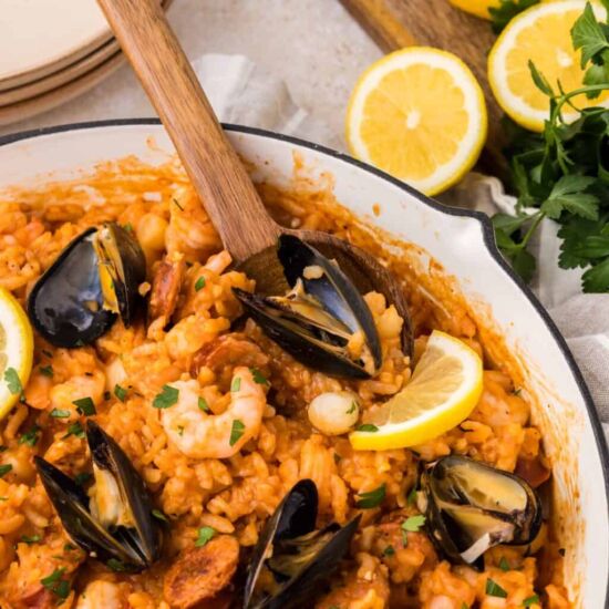 Spanish Seafood Paella