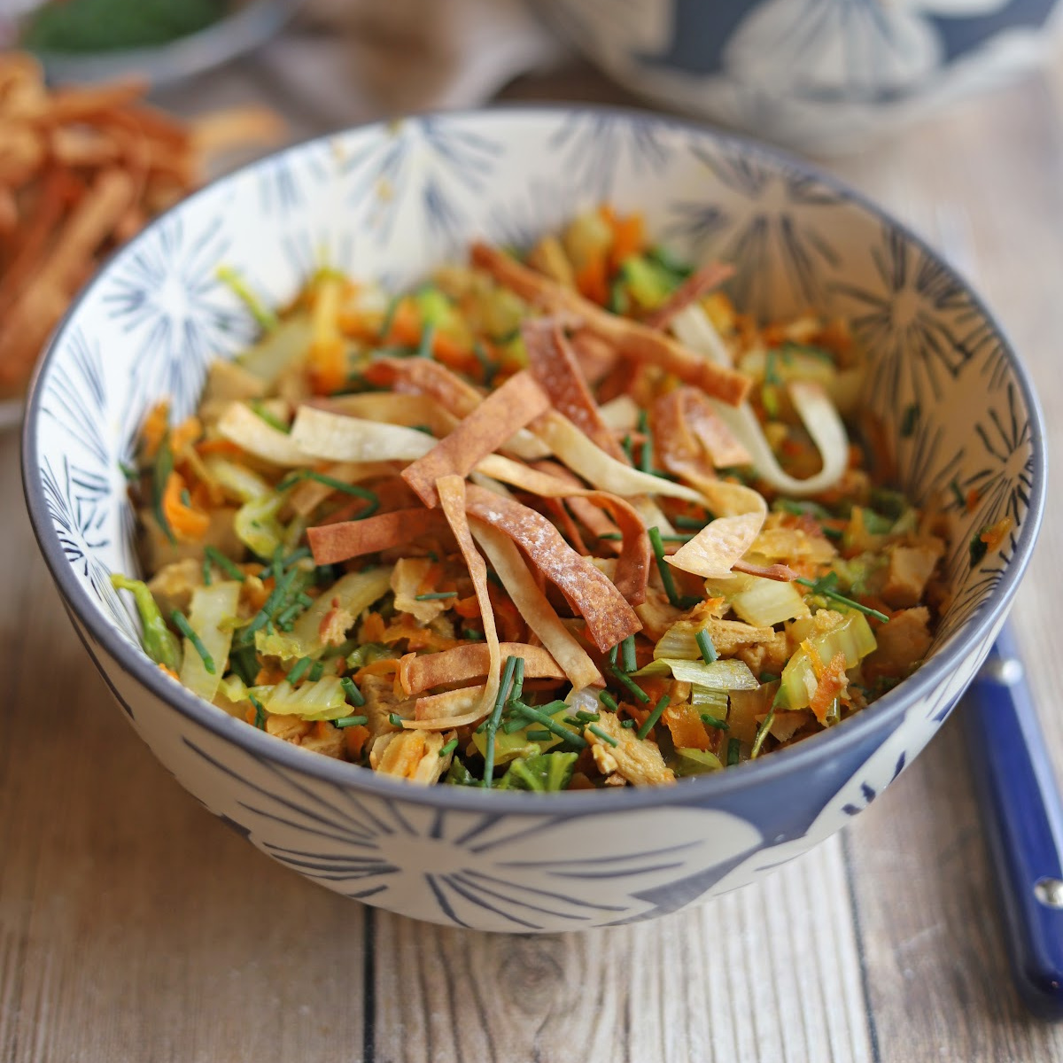 Crispy Air Fryer Wonton Strips