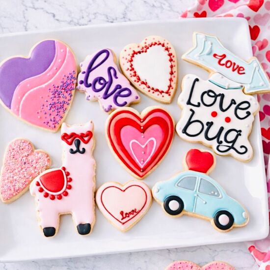 Valentine’s Day Sugar Cookies