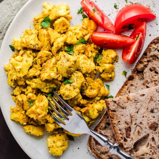 Oil-Free Tofu Scramble