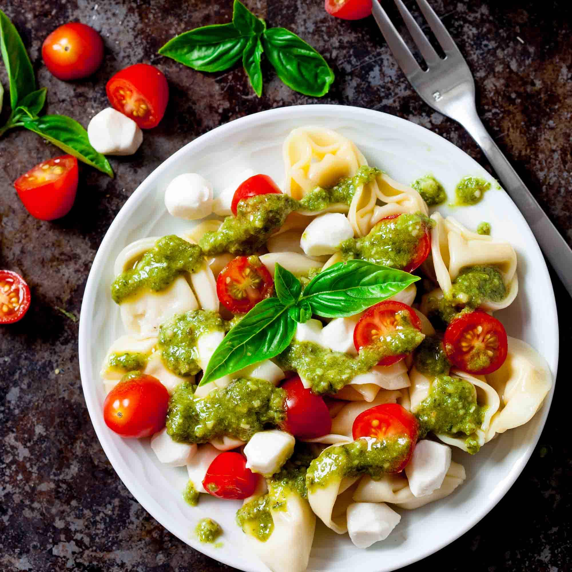 Pesto Tortellini Salad