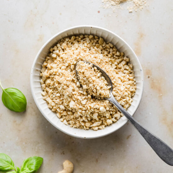 Simple Homemade Vegan Parmesan