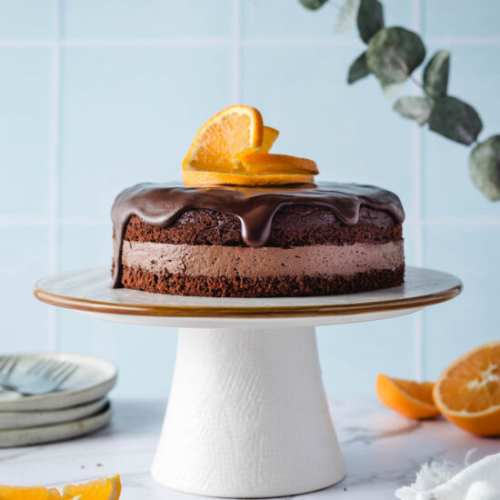 Vegan No-Oil Chocolate-Orange Cake