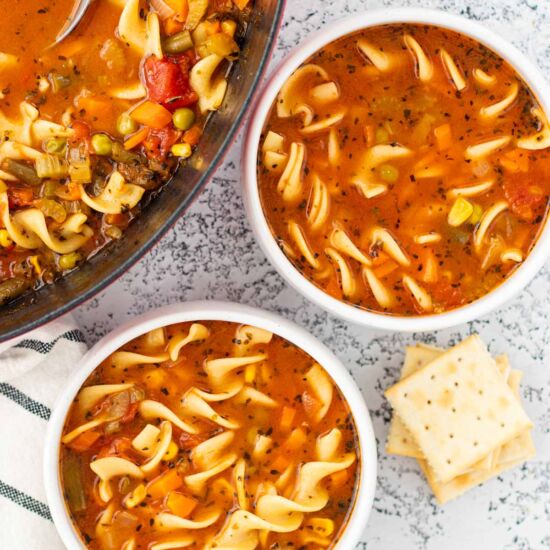 Easy Homemade Vegetable Soup