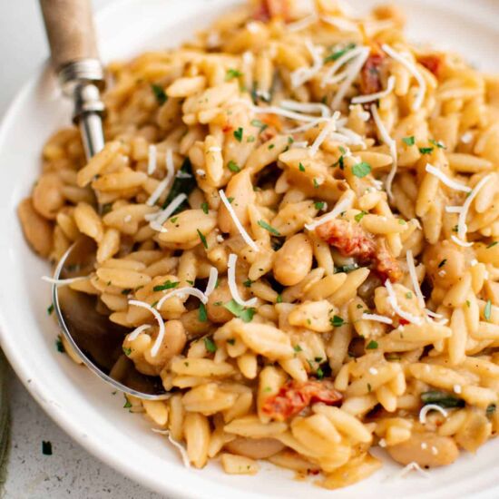 White Bean Orzo
