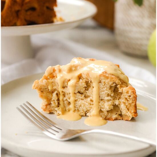 Irish Kerry Cake with Custard Sauce