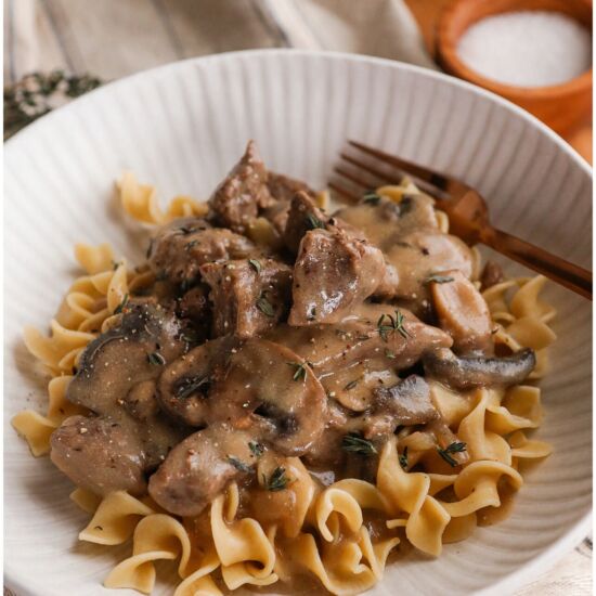 Crock Pot Beef Stroganoff