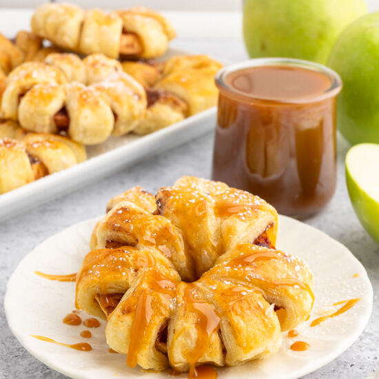 Air Fryer Puff Pastry Apple Rings