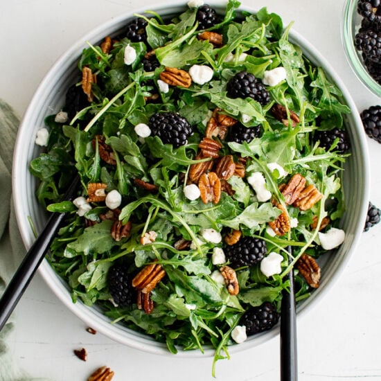 Blackberry Goat Cheese Salad