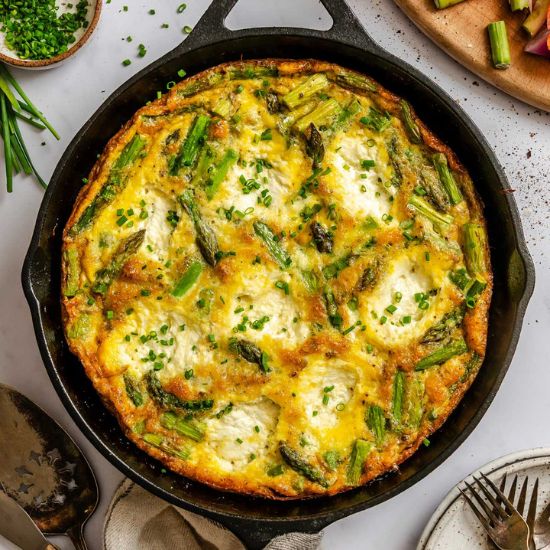 Asparagus Ricotta Frittata