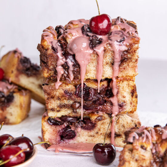 Chocolate Cherry Focaccia