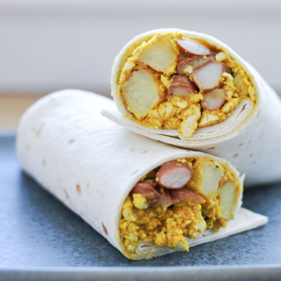 Vegetarian Breakfast Burrito