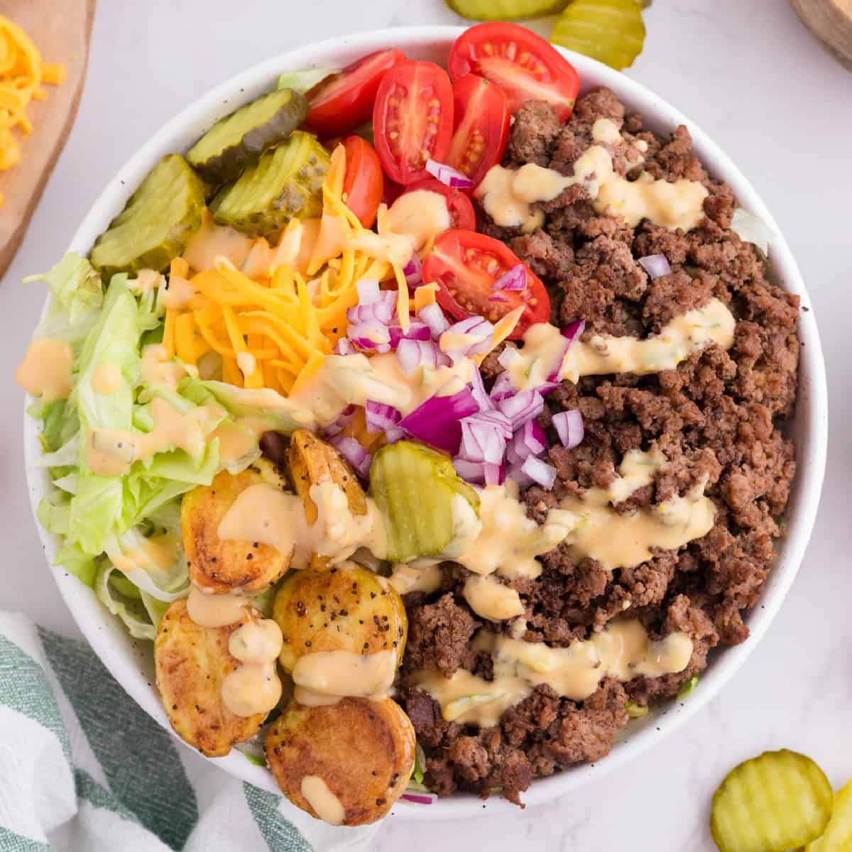Burger Bowl (with Burger Sauce!)