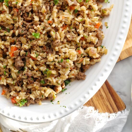 30 Minute Cajun Dirty Rice