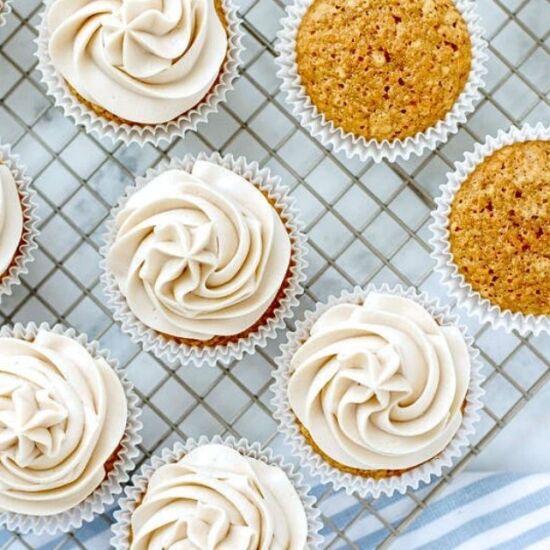 Carrot Cupcakes with Cream Cheese