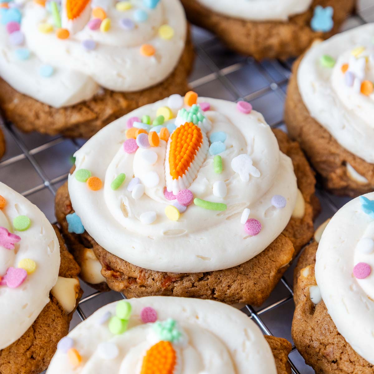 Carrot Cake Mix Cookies