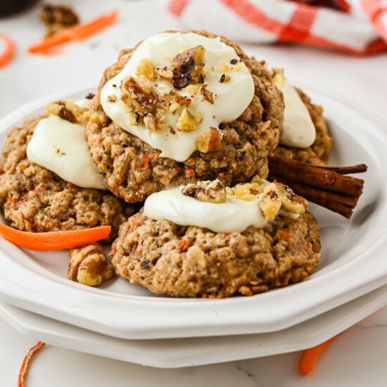 Carrot Cake Oat Cookies