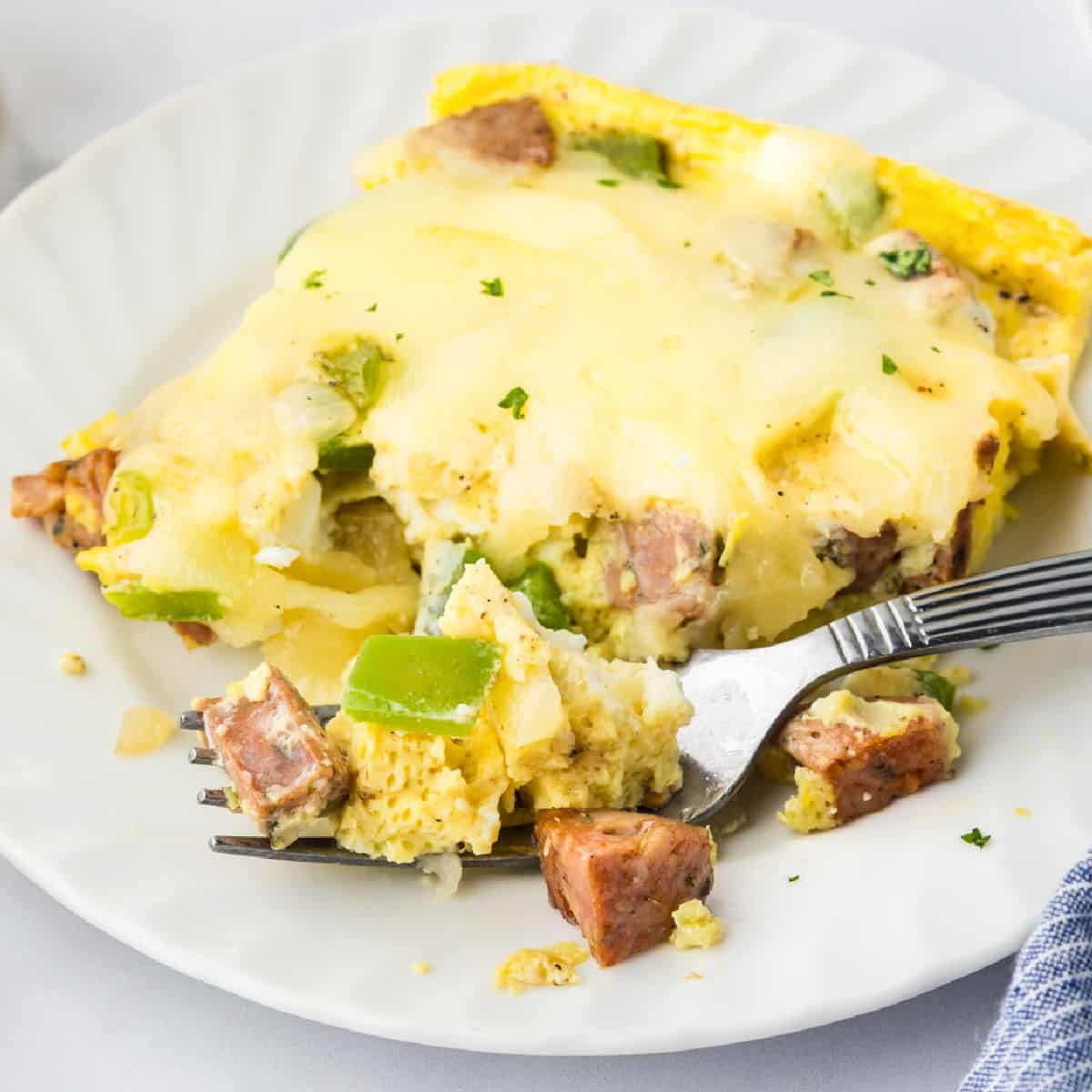 Chicken Sausage Breakfast Casserole