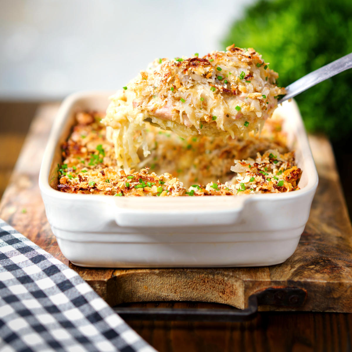 Chicken and Bacon, Potato Gratin