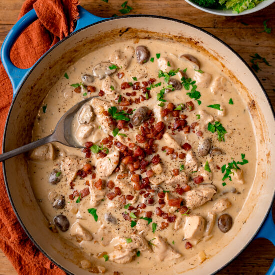 Chicken in Creamy Cider Sauce