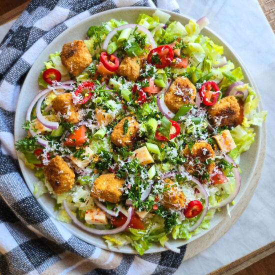 Chik’n Fresno Ranch Salad