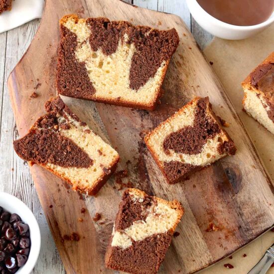 Chocolate-Vanilla Swirl Cake