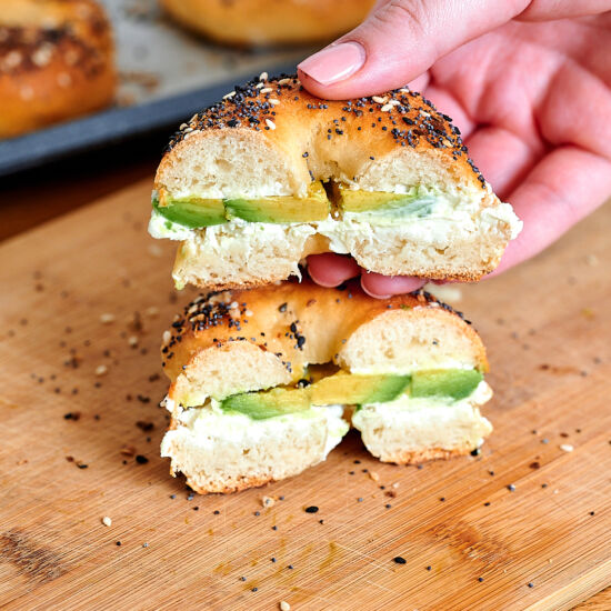 Cottage Cheese Protein Bagels