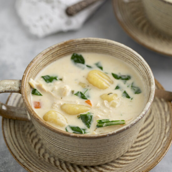 Creamy Chicken Gnocchi Soup