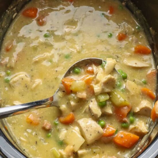 Crockpot Chicken Pot Pie