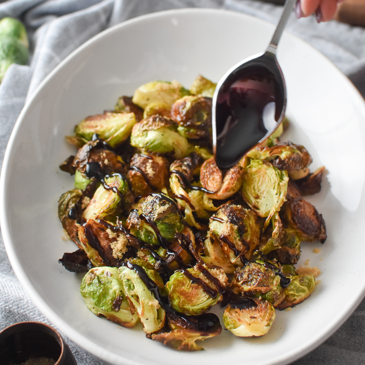 Brown Sugar-Balsamic Brussels