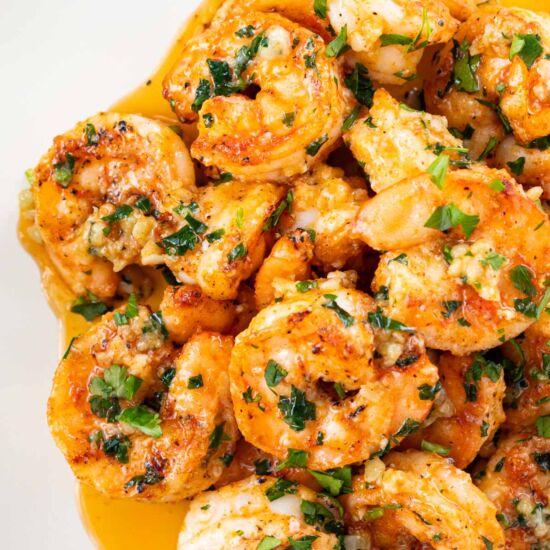 Baked Garlic Butter Shrimp