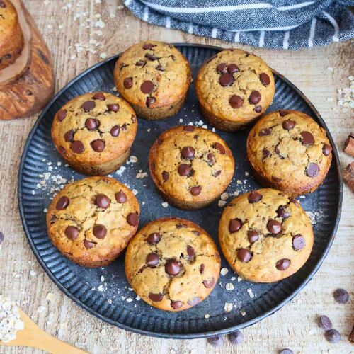 Oatmeal Chocolate Chip Muffins