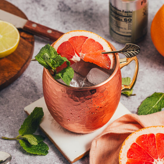 Grapefruit Mule Mocktail