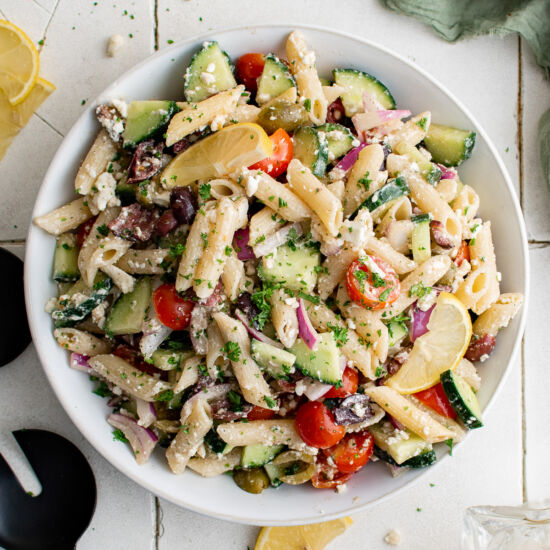 Easy Greek Pasta Salad