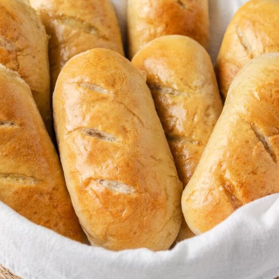 Homemade Hoagie Rolls