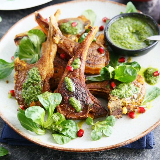 Lamb Chops with Salsa Verde