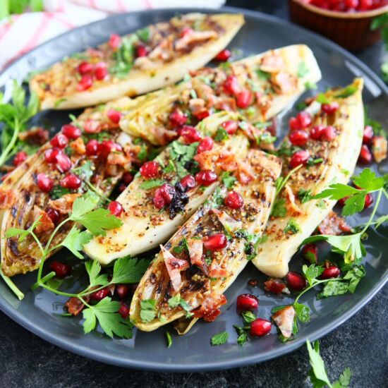 Belgian Endive & Pomegranate Salad