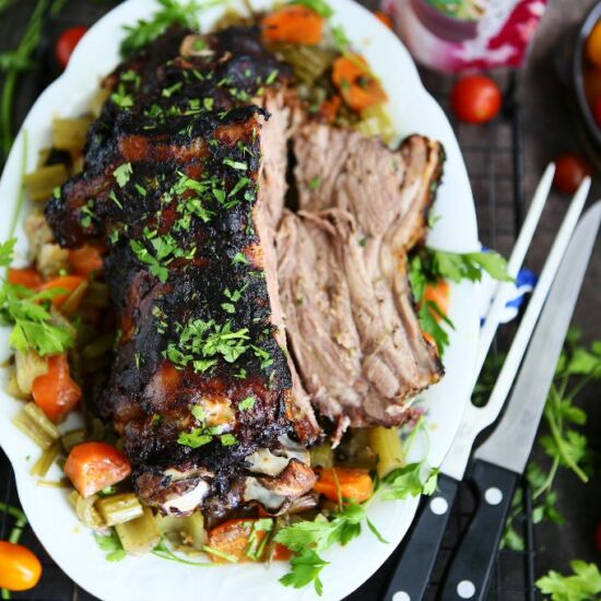 Miso Glazed Lamb Neck