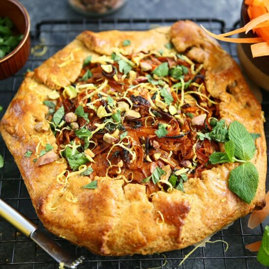 Ras El Hanout Carrot Galette