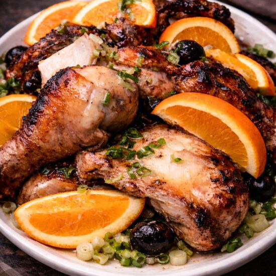Honey Spiced Orange Chicken