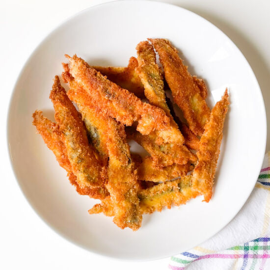 Crispy Anchovies in Breadcrumbs