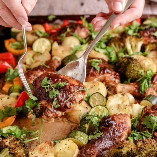 Satay Chicken Tray Bake