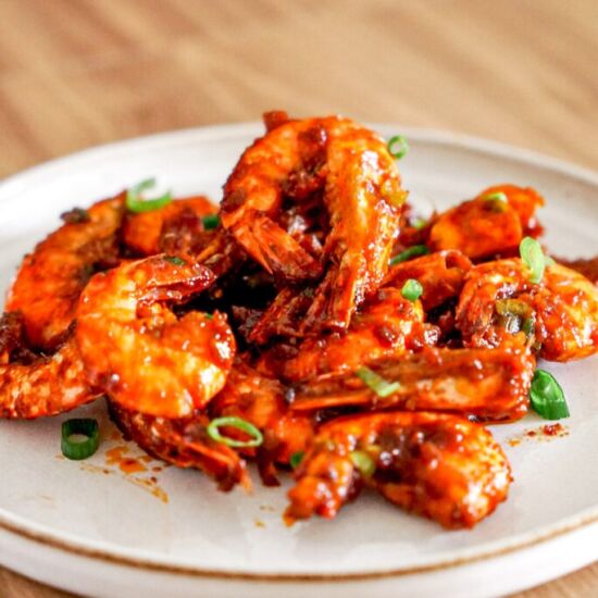 Cantonese Ketchup Prawns
