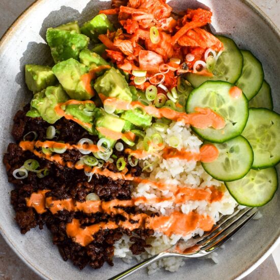Korean Beef Rice Bowls