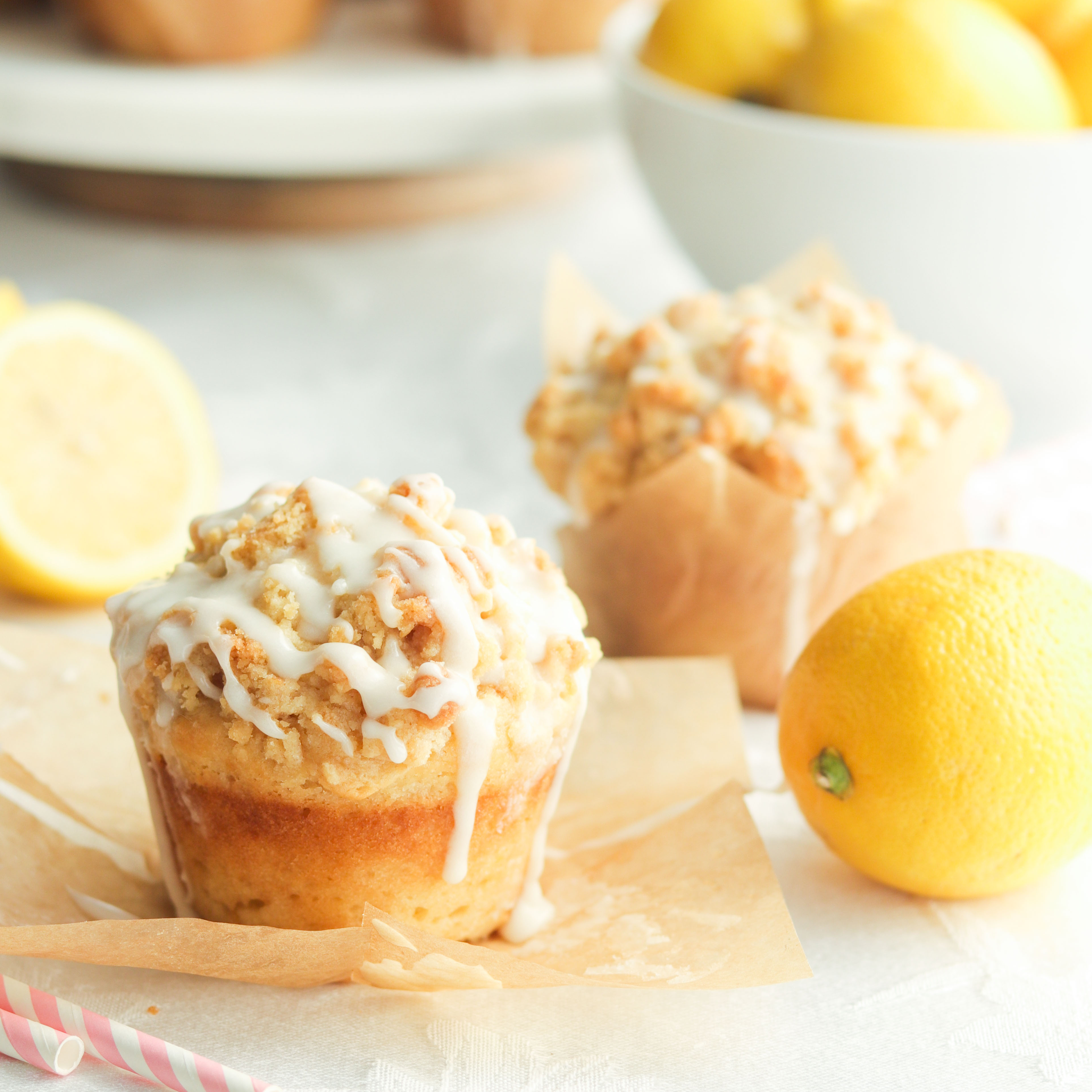 Lemon Crumb Muffins