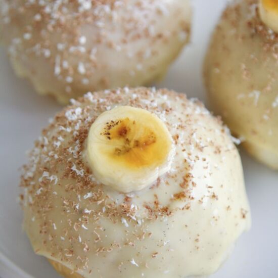 Banoffee Cream Buns
