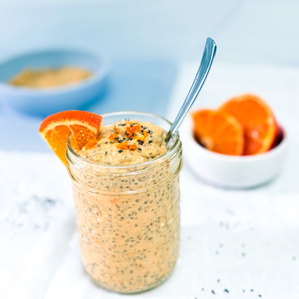 Orange Creamsicle Chia Seed Pudding