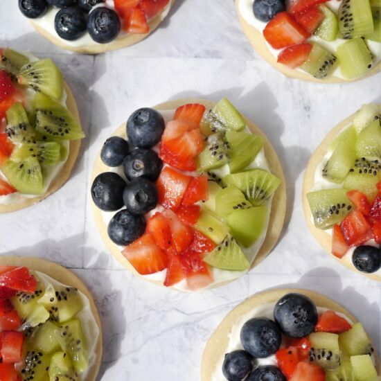 Fresh Fruit Pizza Cookies