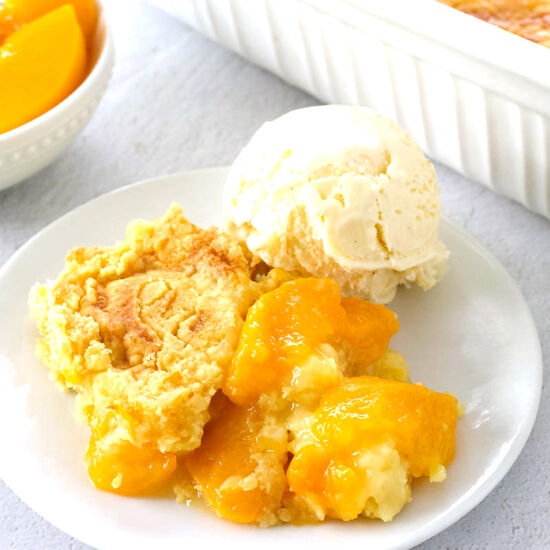 Peach Dump Cake